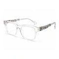 White Chr0me Glasses